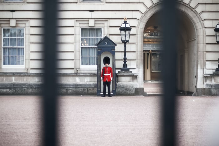 Sentry at Buck House